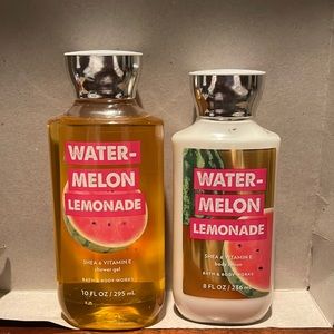 Watermelon Lemonade shower gel and body lotion